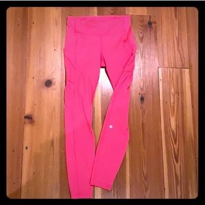 Lululemon Pink Leggings Size 6